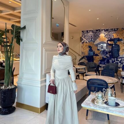 Ivory Charm – Modest Elegance in Off-White